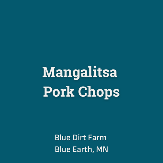 Mangalitsa Pork Chops including 8 Thick Cut Pork Chops 0.75 lb ea, 1 Lard 2.0 lb