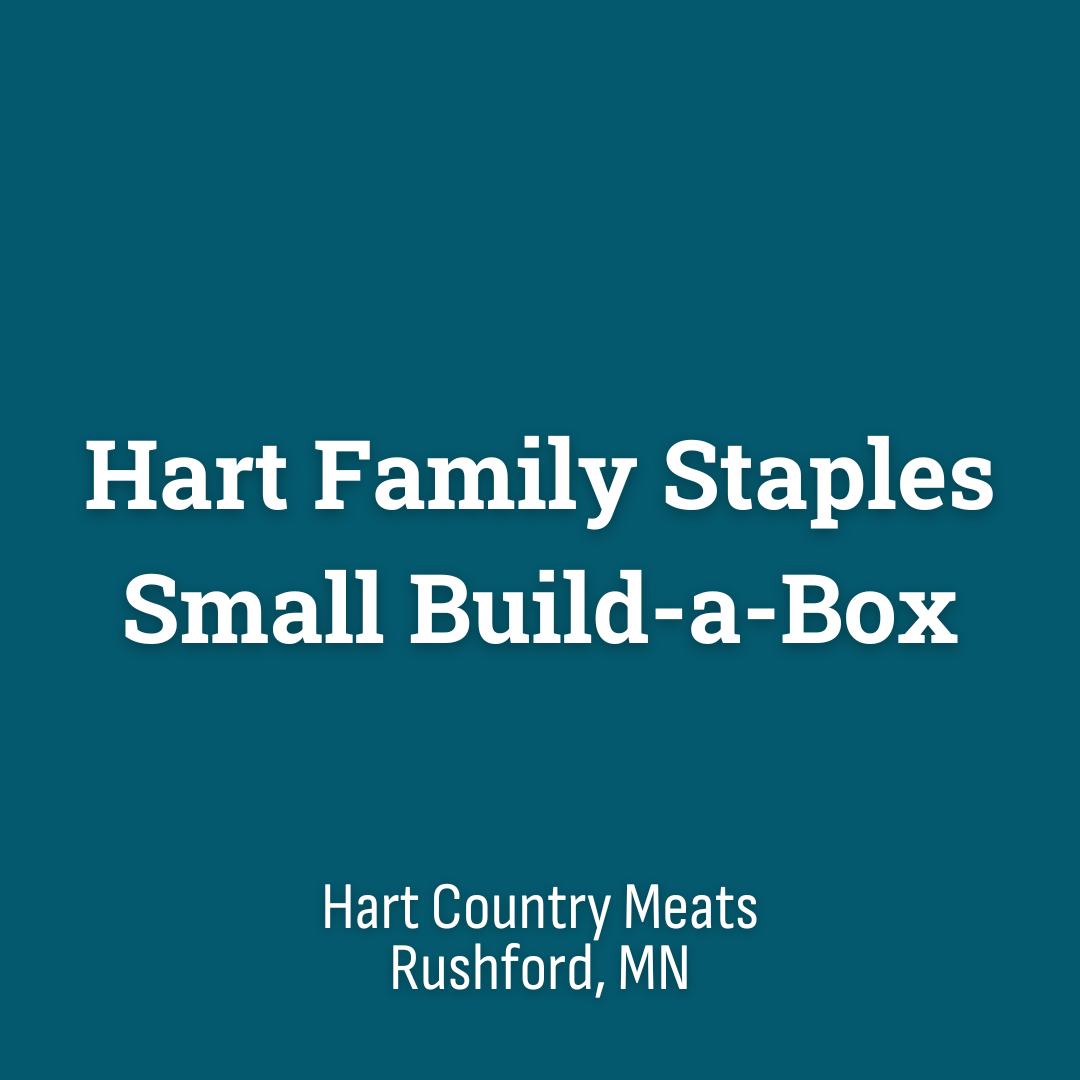 The Hart Family Staples Small Build-a-Box from Hart Country Meats.