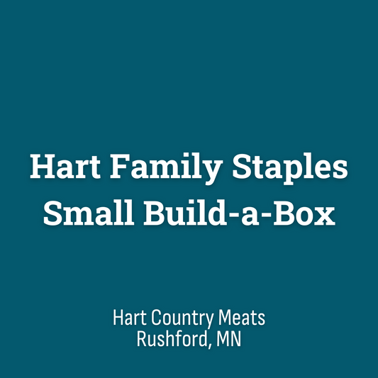 The Hart Family Staples Small Build-a-Box from Hart Country Meats.