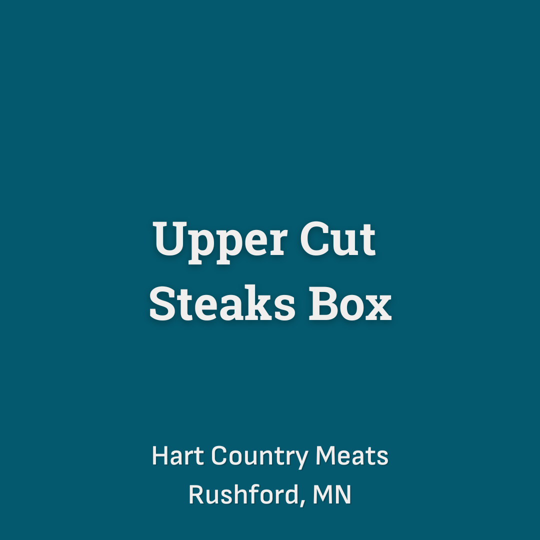 Upper Cut Steaks Box from Hart Country Meats, including 2 Beef Tenderloin Filets, 2 Ribeye Steaks