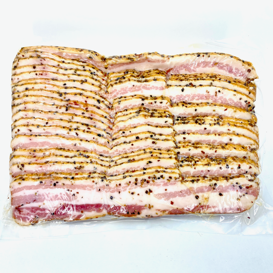 Craft-Made Black Pepper Crusted Bacon